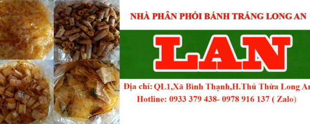 Cơ sở sản xuất bánh tráng Lan phân phối bánh tráng Long An ngon 
